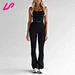 flared gym trousers